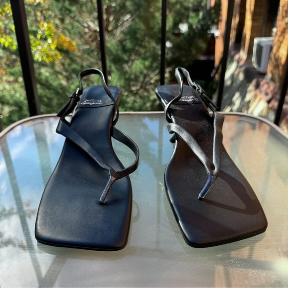New Jeffrey Campbell Fused Sandal Kitten Heel Shoes Open Toe in Black 9.5 - Picture 6 of 12